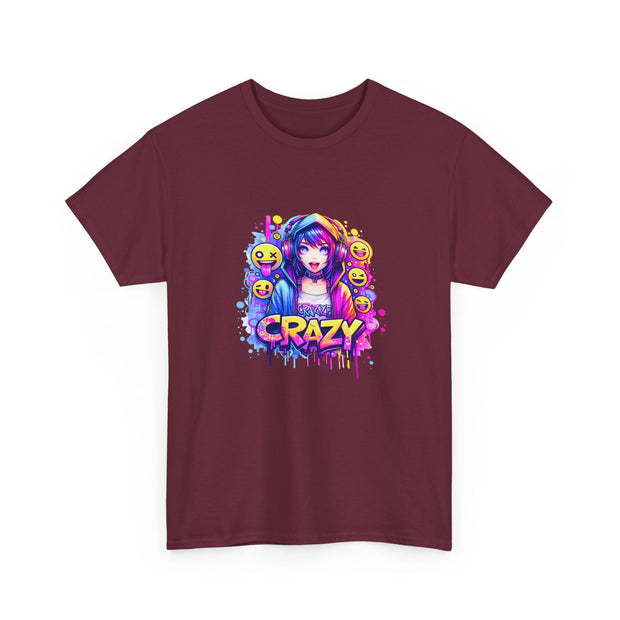 Graffiti Anime Girls Unisex Heavy Cotton Tee