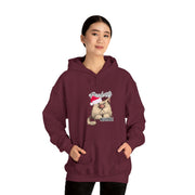 Christmas cat Unisex Heavy Blend™ Hooded Sweatshirt