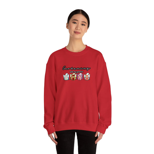 Gardening with my Gnomies Unisex Heavy Blend™ Crewneck Sweatshirt