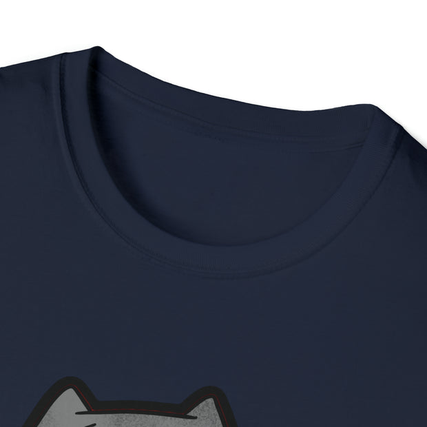 Christmas cat Unisex Softstyle T-Shirt