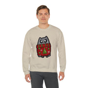 Christmas cat Unisex Heavy Blend™ Crewneck Sweatshirt