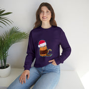 Christmas cat Unisex Heavy Blend™ Crewneck Sweatshirt
