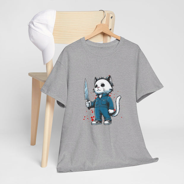 Horror Movie Cats Unisex Heavy Cotton Tee