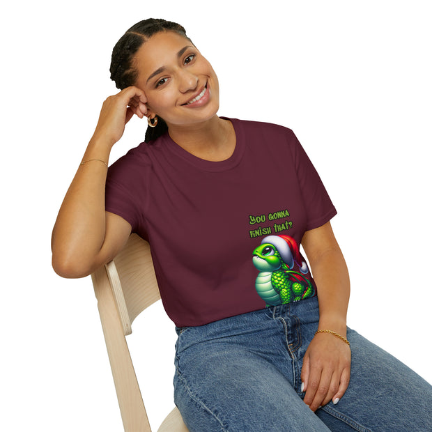 Christmas Dragon Unisex Softstyle T-Shirt