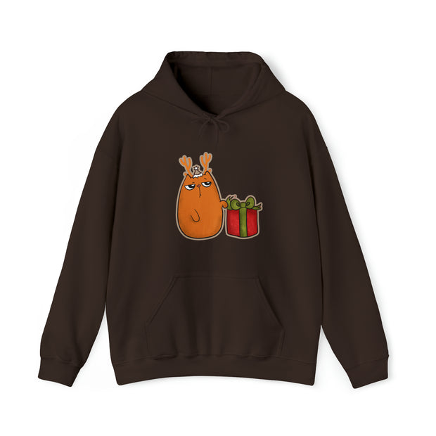 Christmas cat Unisex Heavy Blend™ Hooded Sweatshirt