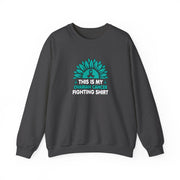 Ovarian Cancer Fighting Unisex Heavy Blend™ Crewneck Sweatshirt