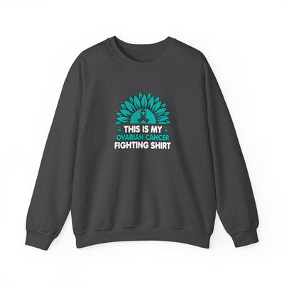 Ovarian Cancer Fighting Unisex Heavy Blend™ Crewneck Sweatshirt