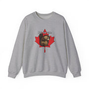 Sweatshirt Angry Beaver Canada Maple Leaf Unisex Heavy Blend Crewneck