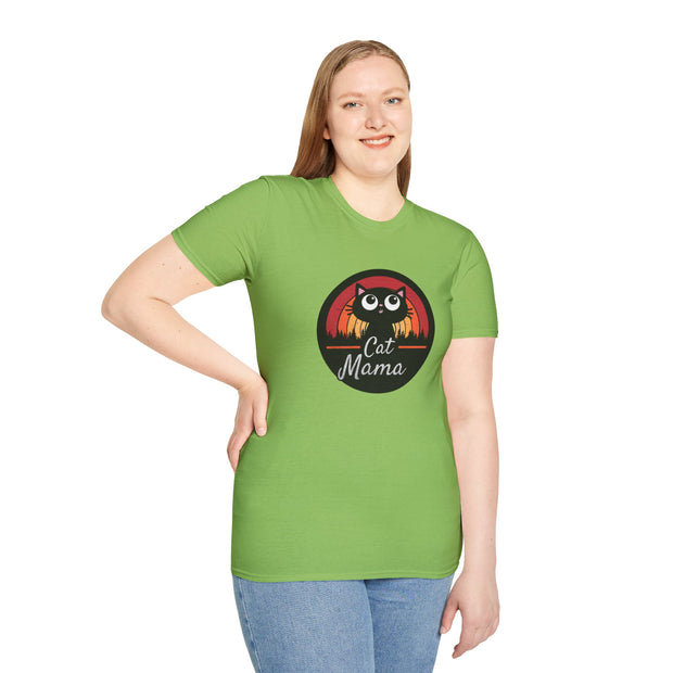 Cat Mama Unisex Softstyle T-Shirt