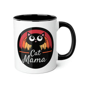 Cat Mama Accent Mugs, 11oz
