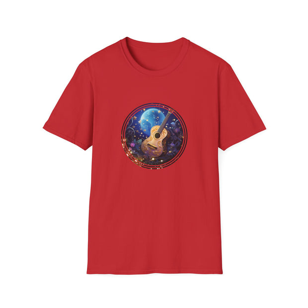 Moonlight Guitar Unisex Softstyle T-Shirt
