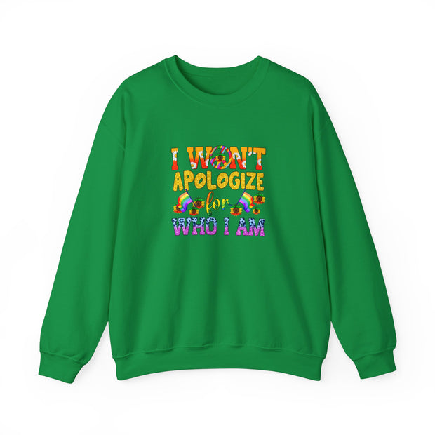 I Won’t Apologize Unisex Heavy Blend™ Crewneck Sweatshirt