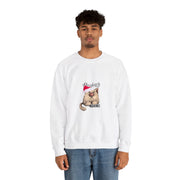 Christmas cat Unisex Heavy Blend™ Crewneck Sweatshirt