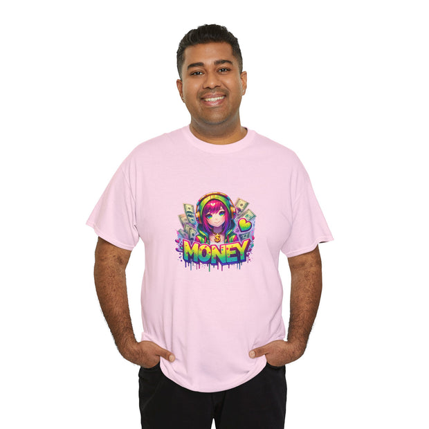 Graffiti Anime Girls Unisex Heavy Cotton Tee