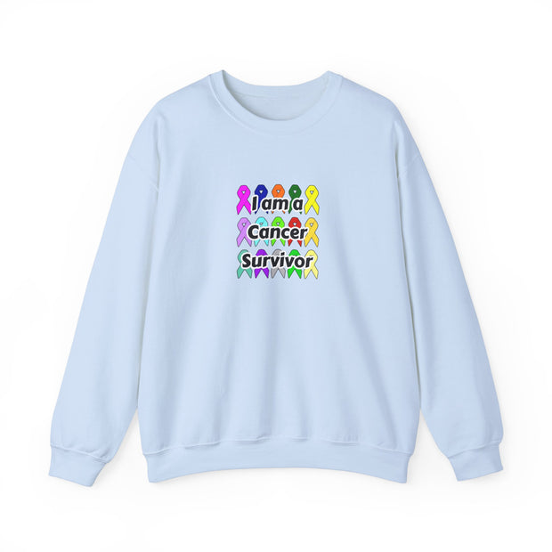 Cancer Survivor Unisex Heavy Blend™ Crewneck Sweatshirt