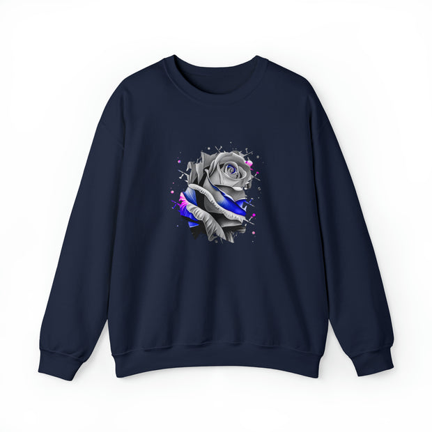 Rose Unisex Heavy Blend™ Crewneck Sweatshirt
