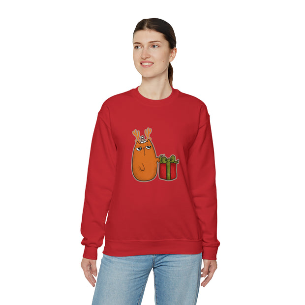 Christmas cat Unisex Heavy Blend™ Crewneck Sweatshirt