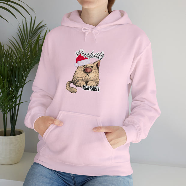 Christmas cat Unisex Heavy Blend™ Hooded Sweatshirt