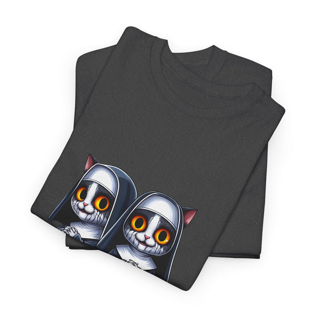 Horror Movie Cats Unisex Heavy Cotton Tee