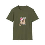 Christmas cat Unisex Softstyle T-Shirt