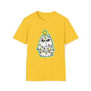 Christmas cat Unisex Softstyle T-Shirt