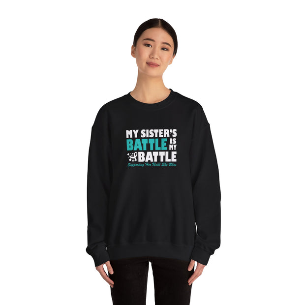My Sister’s Battle Unisex Heavy Blend™ Crewneck Sweatshirt