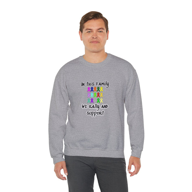 Cancer Family Support Unisex Heavy Blend™ Crewneck Sweatshirt