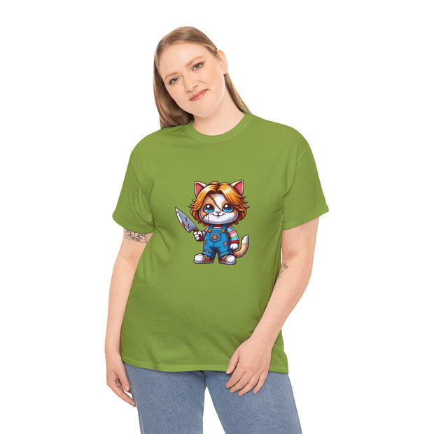 Horror Movie Cats Unisex Heavy Cotton Tee