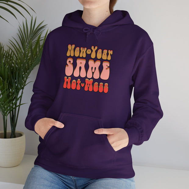 Same Hot Mess Unisex Heavy Blend™ Hooded Sweatshirt