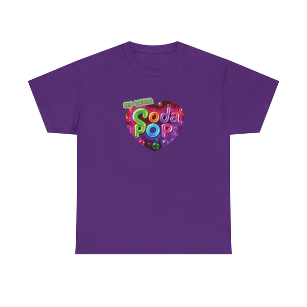 Soda Pop Heart Tee - Vintage Unisex Cotton T-Shirt, Casual Wear, Retro Graphic Tee, Gift for Soda Lovers, Summer Fashion