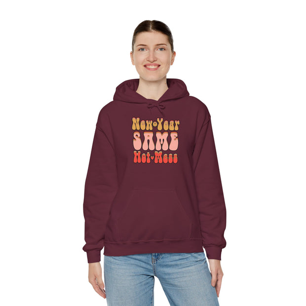 Same Hot Mess Unisex Heavy Blend™ Hooded Sweatshirt