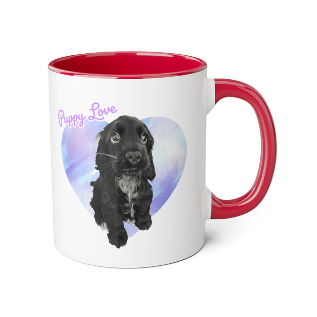 Puppy Love Accent Mugs, 11oz