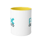 Fuck Cancer Accent Mugs, 11oz