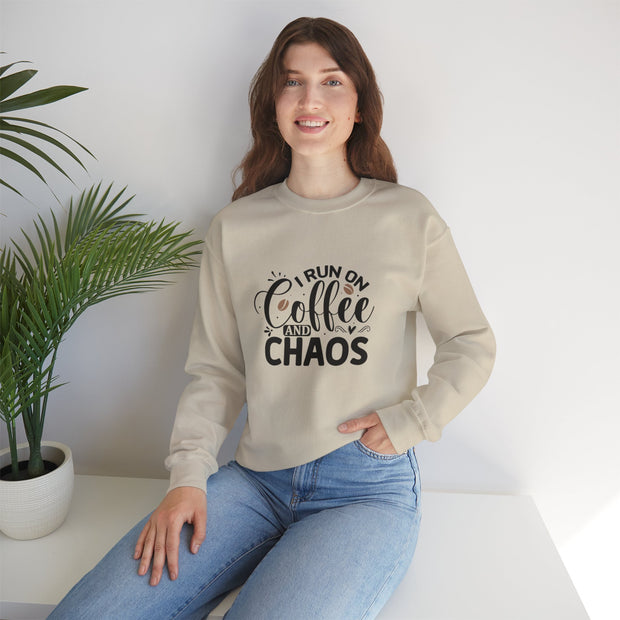 Coffee and Chaos Unisex Heavy Blend™ Crewneck Sweatshirt