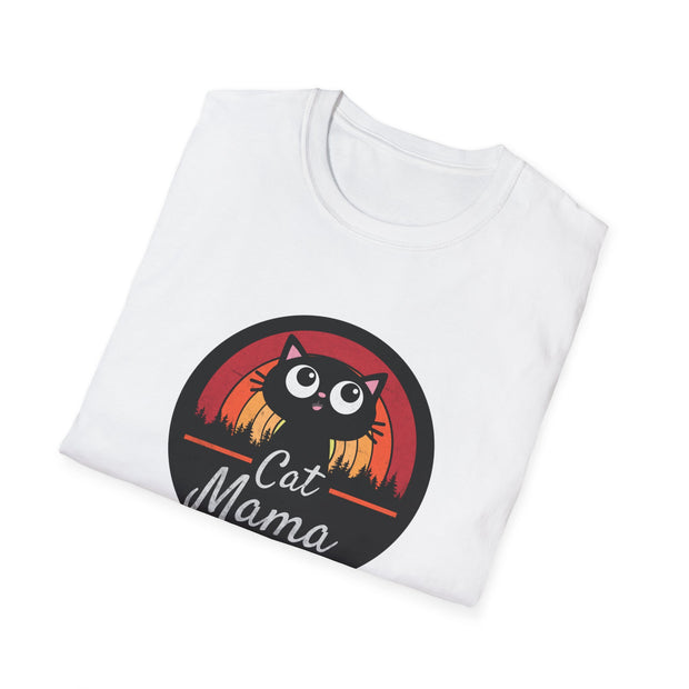 Cat Mama Unisex Softstyle T-Shirt