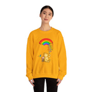 Winnie the Pooh Raining Pride Unisex Heavy Blend™ Crewneck Sweatshirt