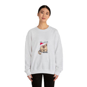 Christmas cat Unisex Heavy Blend™ Crewneck Sweatshirt