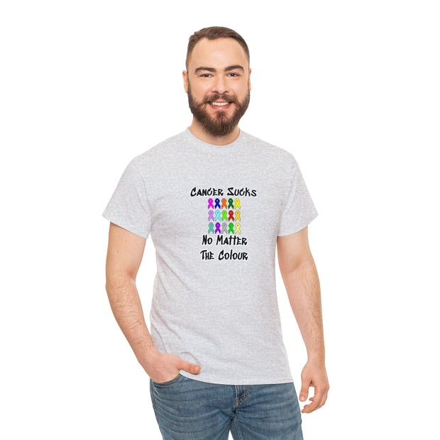 Cancer Sucks Unisex Heavy Cotton Tee