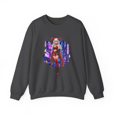 Anime Female Demon Unisex Heavy Blend™ Crewneck Sweatshirt