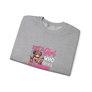 Just a Girl Unisex Heavy Blend™ Crewneck Sweatshirt