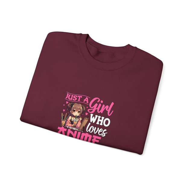 Just a Girl Unisex Heavy Blend™ Crewneck Sweatshirt