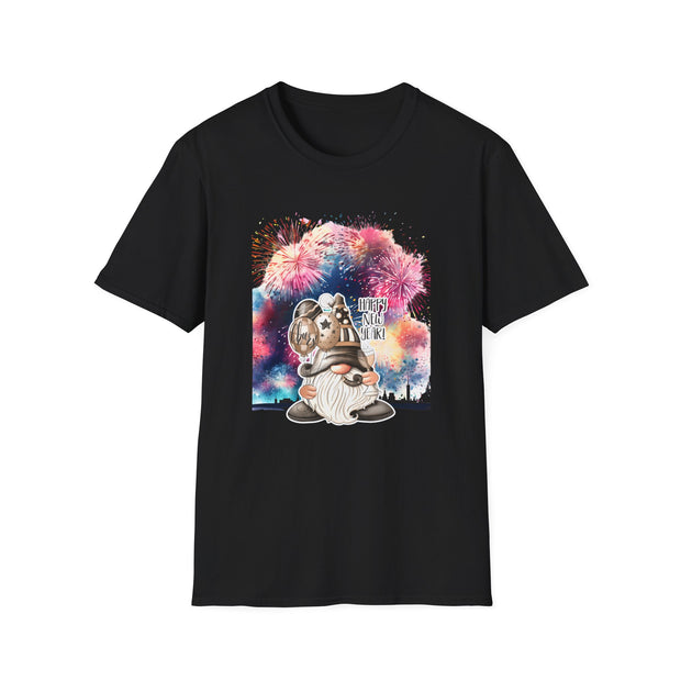 Gnome New Year Unisex Softstyle T-Shirt