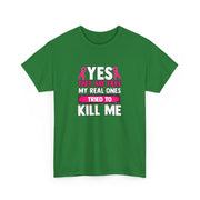 Breast Cancer Unisex Heavy Cotton Tee