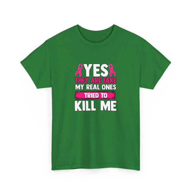 Breast Cancer Unisex Heavy Cotton Tee
