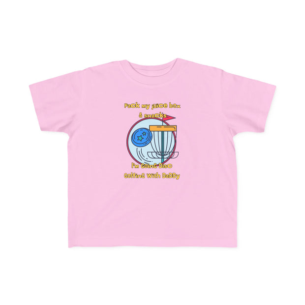 Disc Golf with Daddy Toddler's Fine Jersey Tee