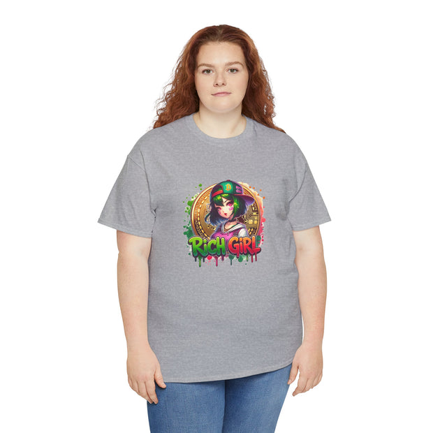 Graffiti Anime Girls Unisex Heavy Cotton Tee
