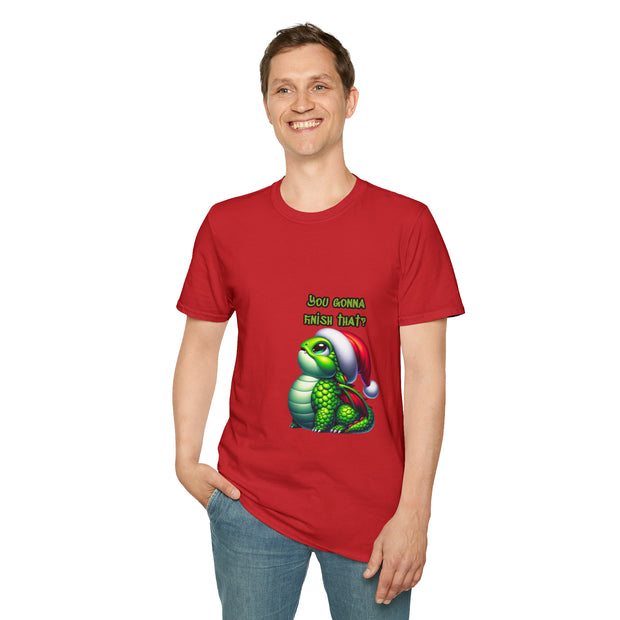 Christmas Dragon Unisex Softstyle T-Shirt