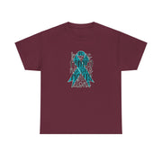 Family Support Ovarian Cancer Unisex Heavy Cotton Tee