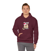 Christmas cat Unisex Heavy Blend™ Hooded Sweatshirt