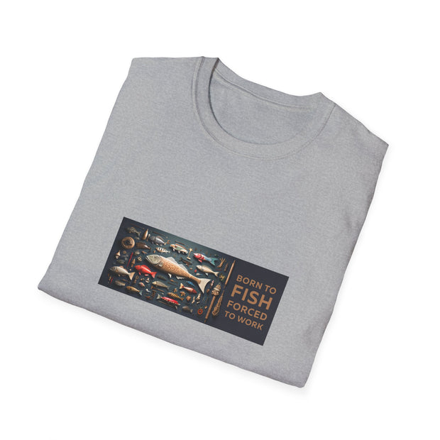 Born to Fish Unisex Softstyle T-Shirt
